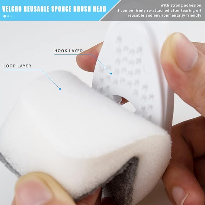 4-in-1 Dish Cleaning Brush Soap Dispensing Dish Brush Set - Image 5