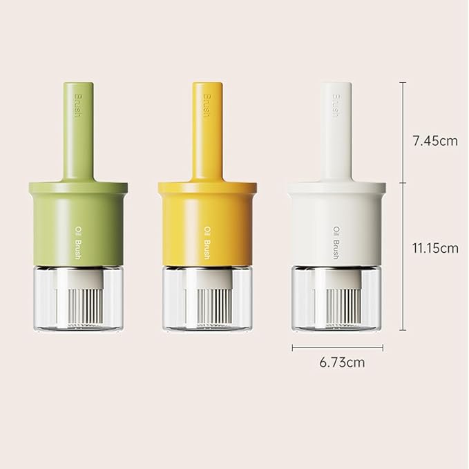 Glass Oil Dispenser with Heat Resistant Brush, Oil Dispenser Bottle with - Image 6