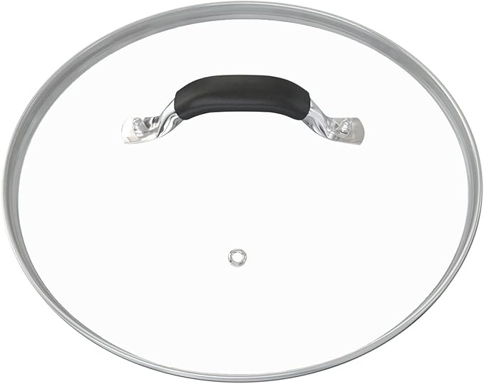12 Inch Tempered Glass Pot Lid Compatible by WishDirect