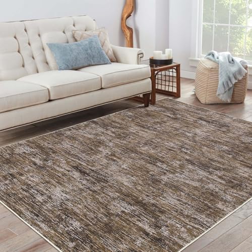 RUGSREAL Area Rug 5x7 Machine Washable Area Rug for Living Room Non-Slip Stai...