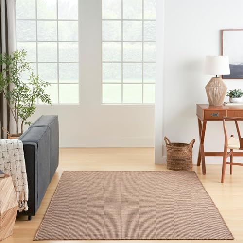 Nourison Home Positano Jute 7' x 10' Area Rug - Easy Clean, Non Shedd...