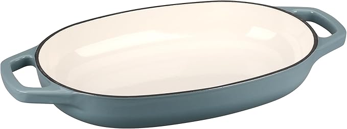 EDGING CASTING Enameled Cast Iron Oval Dutch Oven Pot