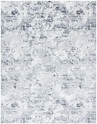 SAFAVIEH Amelia Area Rug 9'x12', Modern Grey & Ivory ALA705G