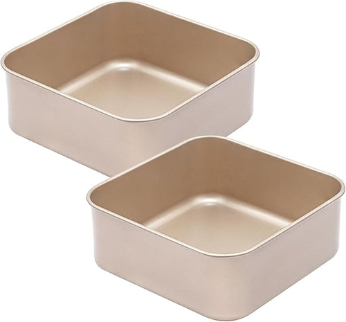8 Inch Square Baking Pans Set, 2 Pieces Nonstick Cookie Sheet Pan, Non Toxic by Unknown