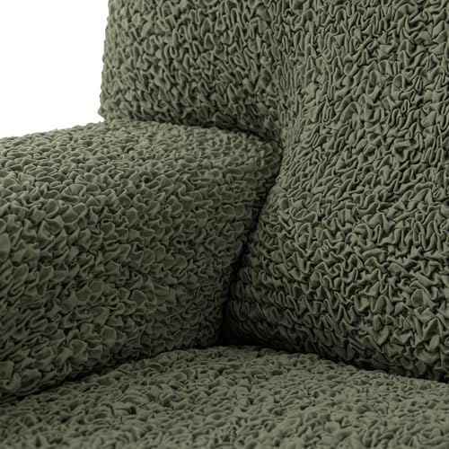 PAULATO BY GA.I.CO. Stretch Barrel Armchair Slipcover 1-Piece – Bi-Elastic Cl...