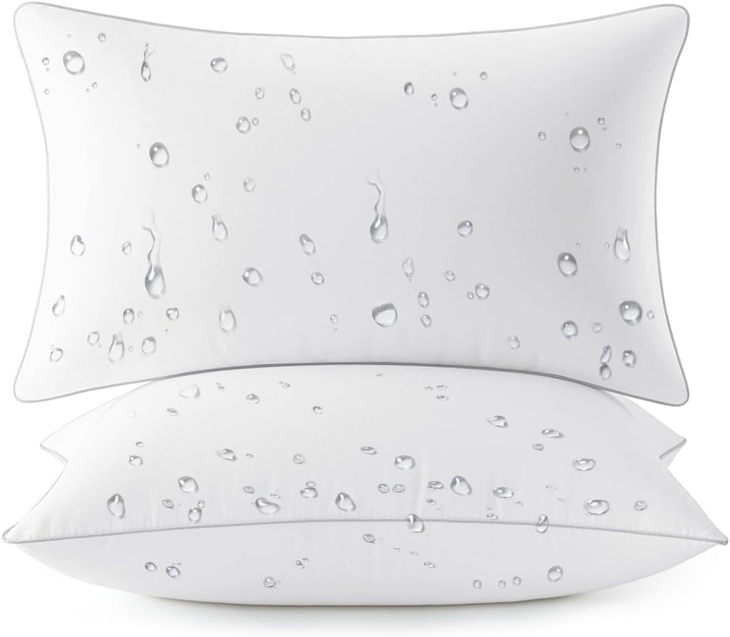 MIULEE 2 Pack 12x20 Outdoor Rectangle Pillow Inserts for Patio Sofa Garden | Waterproof Decorative Throw Pillow Inserts for Patio Sofa Garden Porch Couch