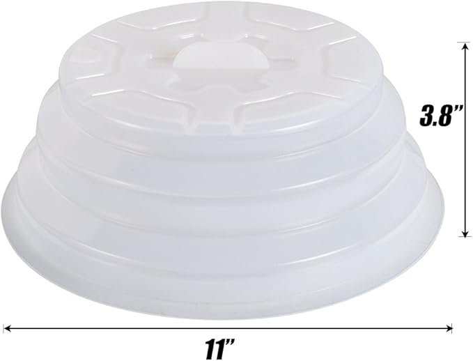 Kichwit Silicone Microwave Plate Cover Collapsible, Dishwasher Safe and BPA Free - Image 6