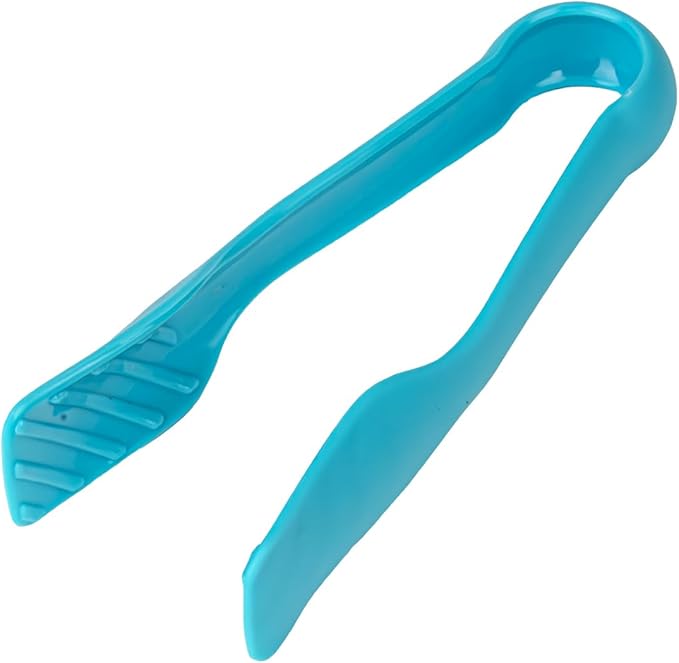 DecorRack 3 Pcs 6” x 8” x 10” Multi Colored Plastic Tong Set, 3 Pack Durable - Image 5