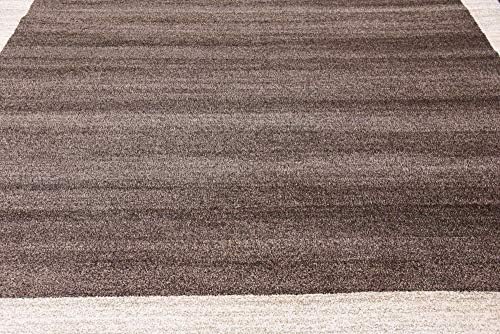 Unique Loom Del Mar Collection Area Rug - Maria (7' 10" Square, Brow...