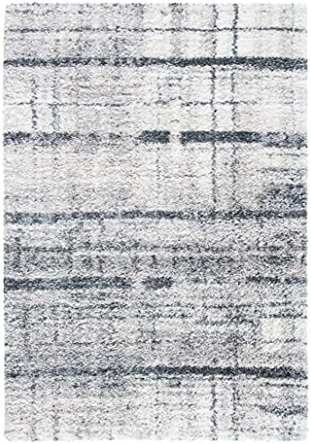 SAFAVIEH Fontana Shag Collection Area Rug - 5'3" x 7'6", Iv...