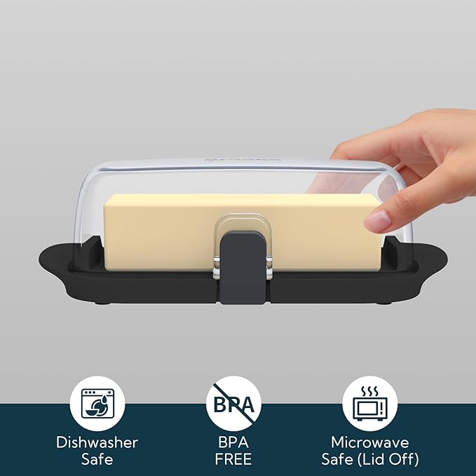 KITCHENDAO Large One-handed Butter Dish - Image 7