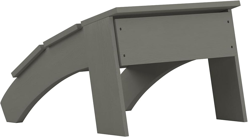 Flash Furniture Sawyer Indoor/Outdoor Commercial Grade Adirondack Ottoman - G...