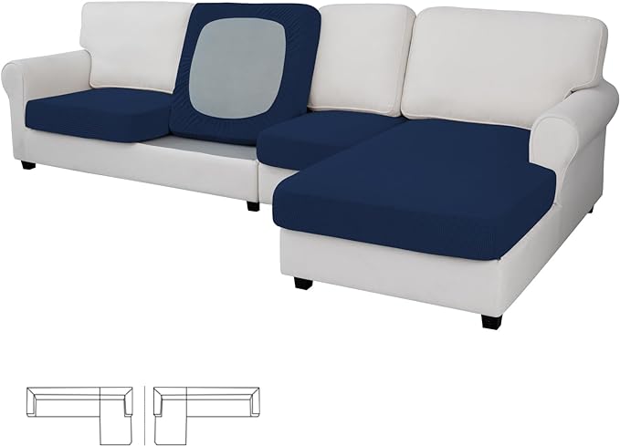Easy-Going Stretch 4 Pieces Couch Cushion Covers by Easy-Going
