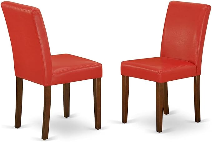 East West Furniture DLAB3-MAH-72 3 Piece Kitchen Table Set Contains a Round D...