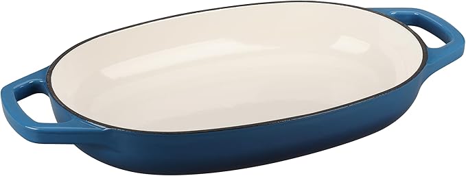 EDGING CASTING Enameled Cast Iron Oval Dutch Oven Pot