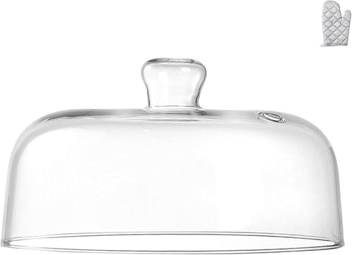 10 inch Glass Microwave Splatter Cover, All Glass, BPA-Free & Non-Plastic by EliteVibe