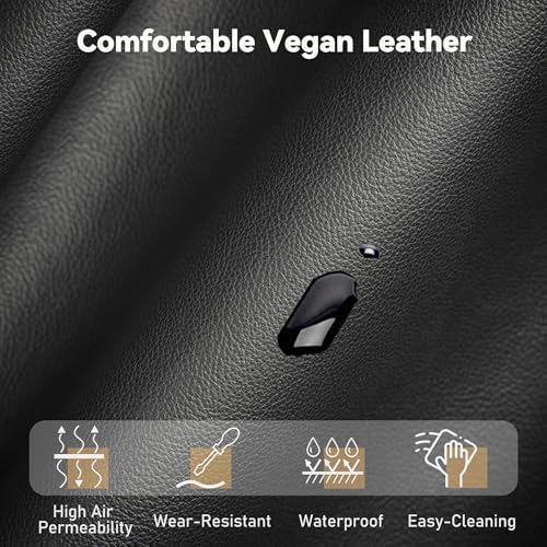 80'' Futon Sofa Bed,Faux Leather Futon Sleeper Sofa, Convertible Love...