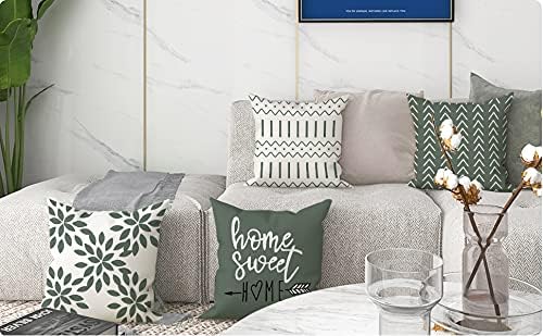 YCOLL Pillow Covers 16x16 Set of 4, Modern Sofa Throw Pillow Cover, Decorative - Image 7