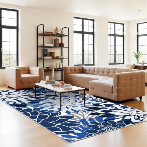 ZonLi 5x8 Area Rug for Living Room, Washable Rugs for Bedroom