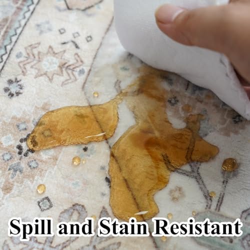 Living Room Area Rugs 10x14: Extra Large Carpet Soft Distressed Oriental