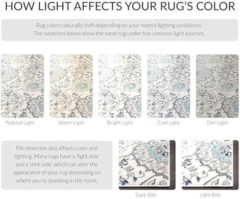 SAFAVIEH Madison Collection Area Rug - 5'3" x 7'6", Cream &...