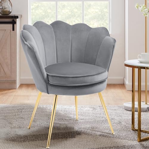 Czlolo Accent Chairs Set of 2 for Living Room, Velvet Upholstered Makeup Room...