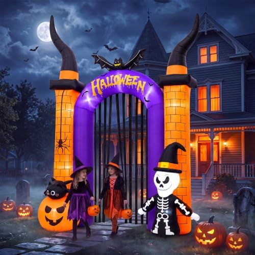 10.8FT Halloween Inflatables Archway Outdoor Decoration