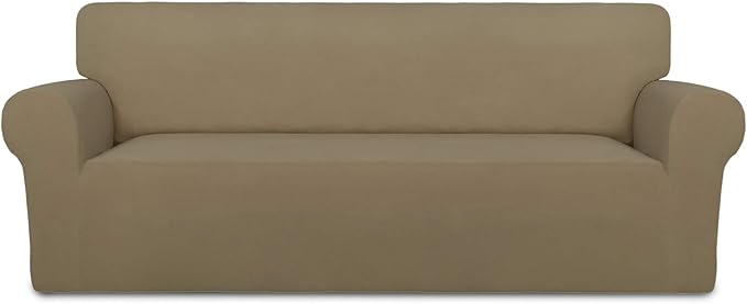 PureFit Super Stretch Sofa Slipcover – Spandex Non Slip Soft Couch Sofa Cover by PureFit