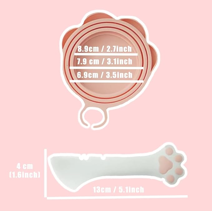Meow&Woof Cute Cat Pet Can Food Cover - Image 2