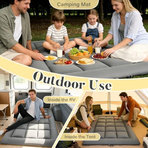 DOWNSTORIA Japanese Floor Mattress, 3 inch Foldable Futon Mattress Tatami Mat...