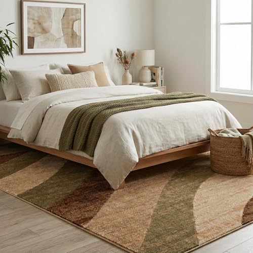 Well Woven Good Vibes Cecilia Multi Color Brown 5'3" x 7'3"...