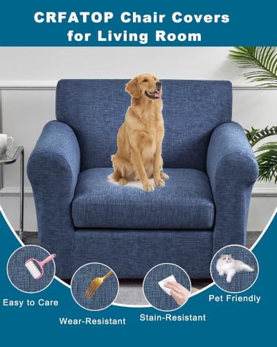 CRFATOP Armchair Chair Covers for Living Room Sofa Couch Slipcover,C01
