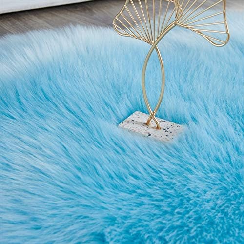 EasyJoy Ultra Soft Fluffy Shaggy Area Rug Faux Fur Rug Chair Cover Seat Pad - Image 4