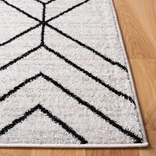 SAFAVIEH Adirondack Area Rug 9'x12', Modern Ivory & Black ADR241A