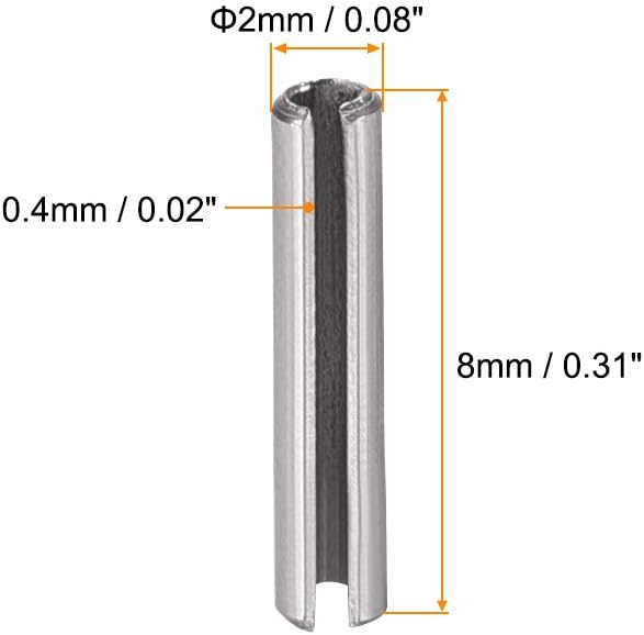 uxcell Slotted Spring Pin - Image 2