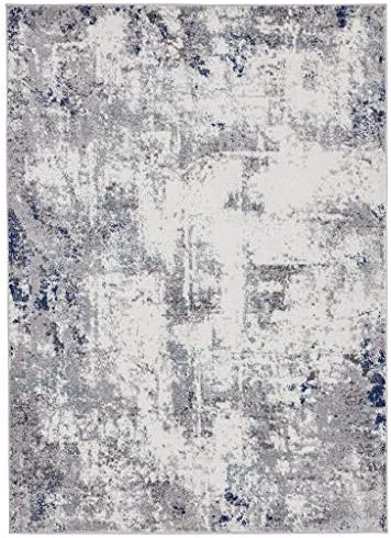 LUXE WEAVERS Abstract Medium Pile Area Rug Ivory 5x7