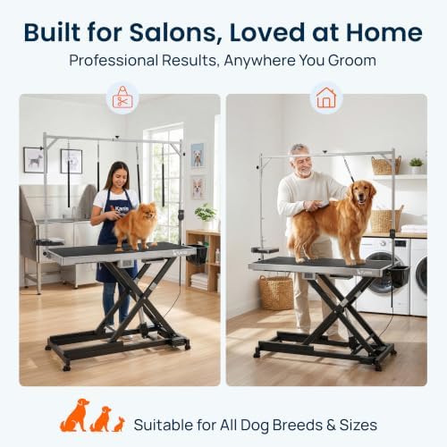 KANIS Professional Electric Dog Grooming Table - Heavy Duty