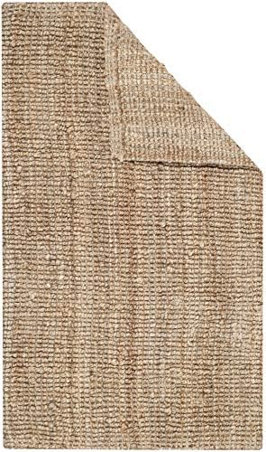 SAFAVIEH Natural Fiber Square Rug 7', Jute Knotted Natural NF447A