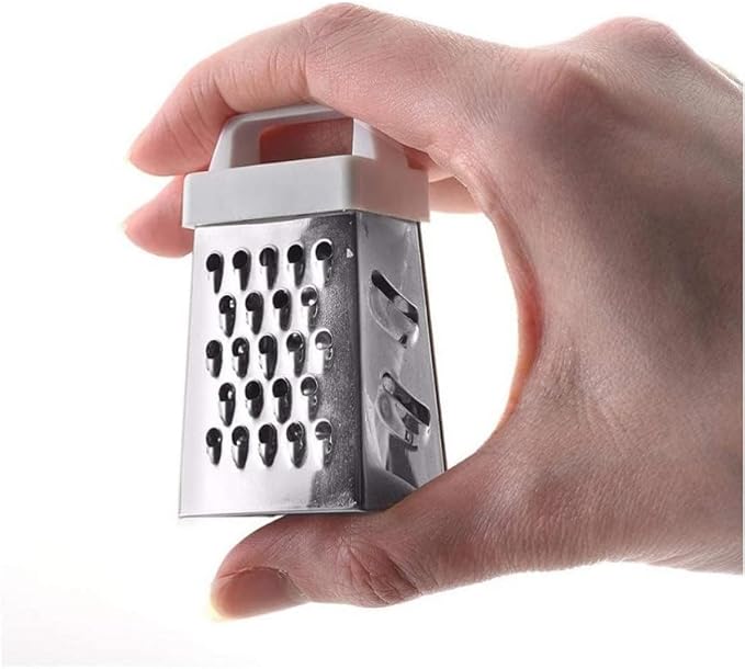 Mini Garlic Grater, Stainless Steel Cheese Ginger Vegetable Spices Small Grater - Image 6