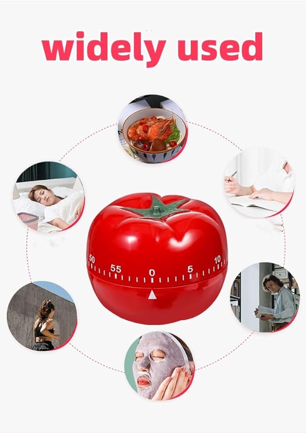 Kitchen Timer, 60-Minute Mechanical Countdown Timer - Image 3