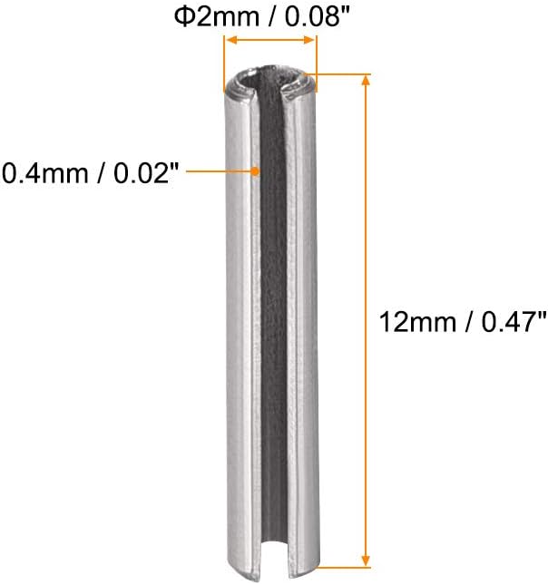 uxcell Slotted Spring Pin - Image 2