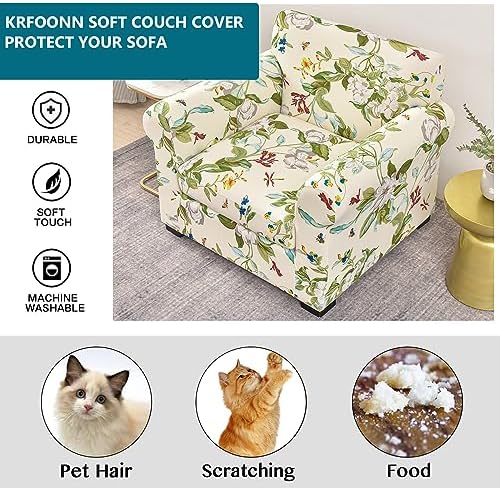 KRFOONN 2 Piece Chair Covers Armchair Sofa Couch Slipcover, Small, 28