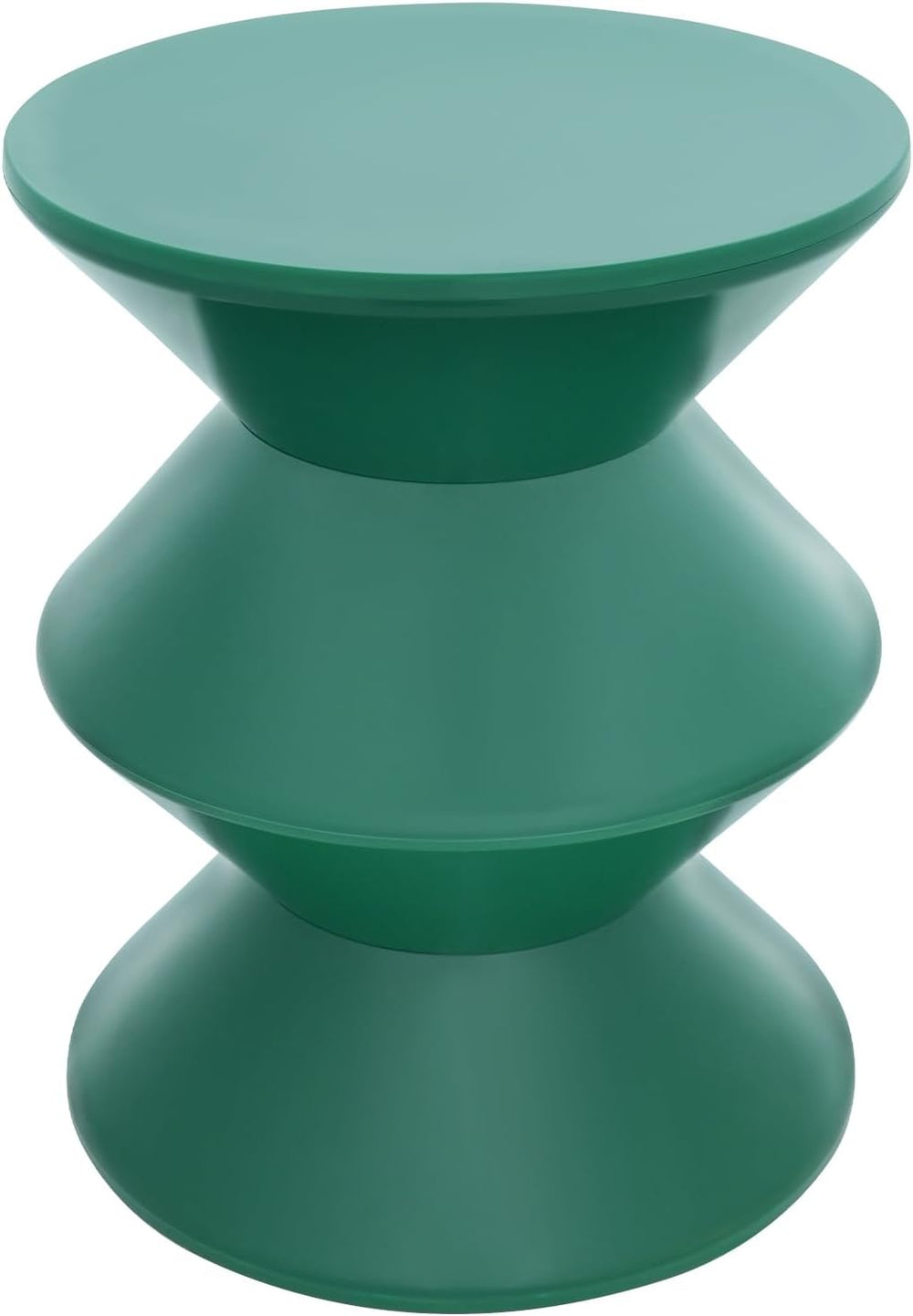 Creative Plastic Side Table - Modern Round Multi-Layer End Table for Sofa, Be...