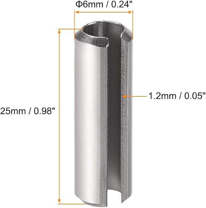 uxcell Slotted Spring Pin - Image 2