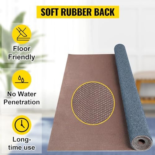 Happybuy 6 ft x 13 ft Gray Marine Boat Carpet, Indoor Outdoor Carpet