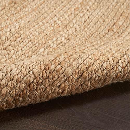 Nourison Home Natural Jute Natural 7' x 10' Area Rug - Easy Clean, No...