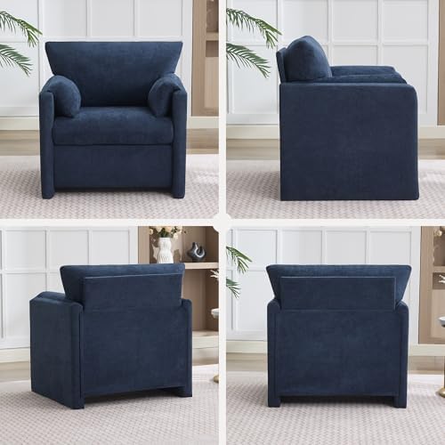 33" Modern Accent Chair for Living Room, Oversized Armchair with Deep Se...