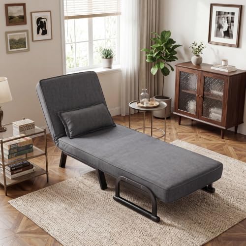 KOMFOTT Convertible Sleeper Chair Bed, 3-in-1 Folding Sofa Bed