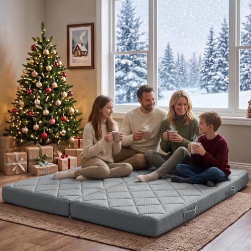 6" Full Size Futon Mattress Replacement with Handles,71X52X6
