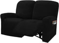 ULTICOR Reclining Love Seat Slipcover, 6-Piece Velvet Stretch Loveseat by ULTICOR